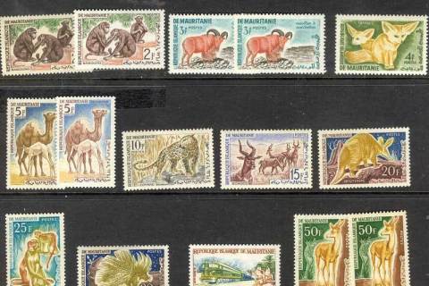 Mauritania 1960-3 Asst Pictorials