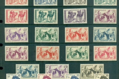 Mauritania 1938-40 Pictorials (33/34