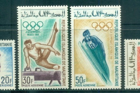 Mauritania 1968 Summer Olympics. Mexico