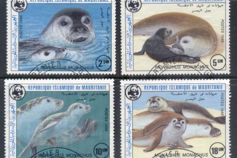 Mauritania 1986 WWF Monk Seals
