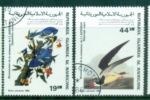 Mauritania-1985-Audubon-Birds-CTO