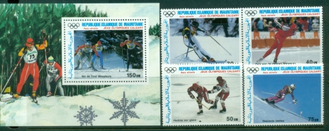 Mauritania-1987-Winter-Olympics-Calgary-MS-MUH