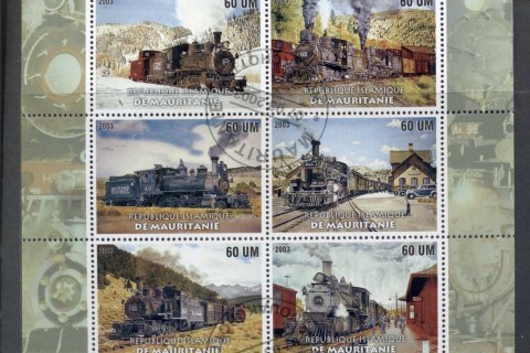 Mauritania-2003-Steam-Trains-MS-CTO