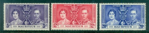 Mauritius-1937-KGVI-Coronation-MUH