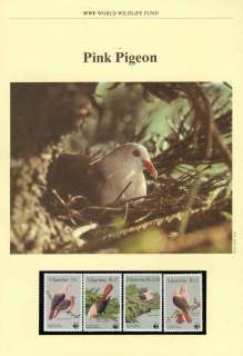 Mauritius-1985WWF Pink Pigeon