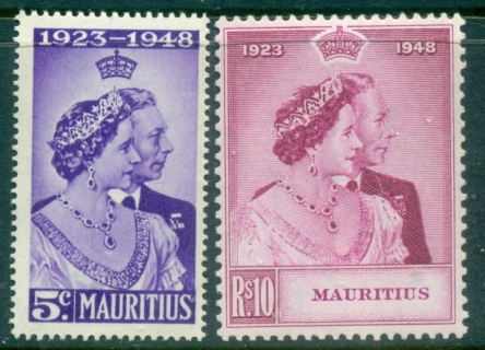 Mauritius-1948-Silver-Weddin-MLH