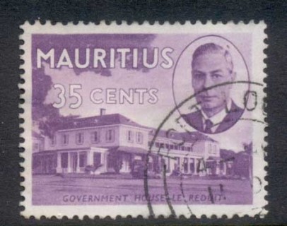 Mauritius-1950-KGVI-Pictorial-Government-House-35c-FU