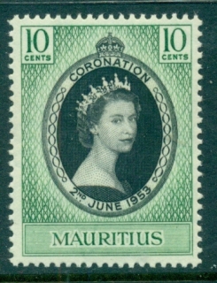 Mauritius-1953-QEII-Coronation-MUH