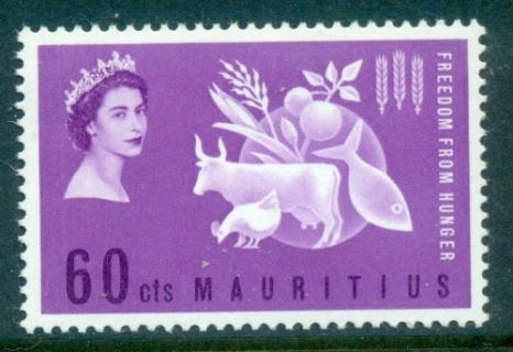 Mauritius-1963-FFH-Freedom-From-Hunger-MUH