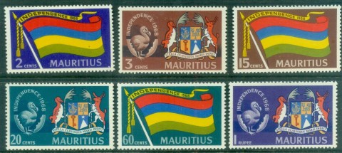 Mauritius-1968-Independence-MLH-lot84725