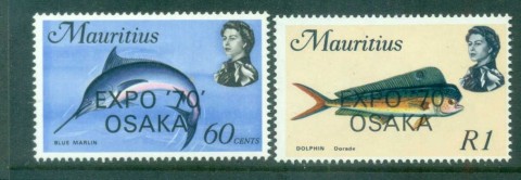 Mauritius-1970-Osaka-Expo-Opts-on-Fish-MLH-lot84728