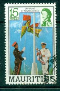 Mauritius-1978-15R-Raising-the-Flag-FU-Lot26462