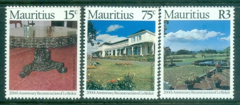 Mauritius-1978-Chateau-Le-Reduit-Reconstruction-MLH-lot84736