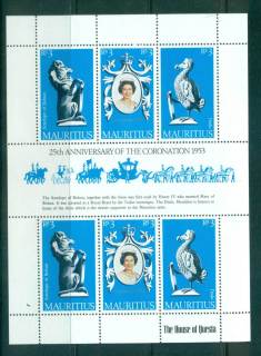 Mauritius-1978-QEII-Coronation-25th-Anniversary-MS-MUH-Lot55411