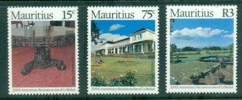 Mauritius-1978-Reconstruction-of-Chateau-Le-Reduit-MLH