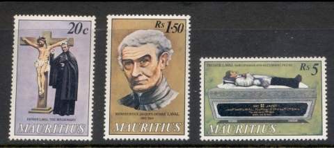 Mauritius-1979-Beatification-of-Father-Laval-MUH