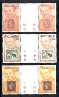 Mauritius-1979-Sir-Rowland-Hill-Death-Centenary-gutter-pr-MUH