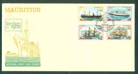 Mauritius-1980-London-Stamp-Ex-FDC-lot50455