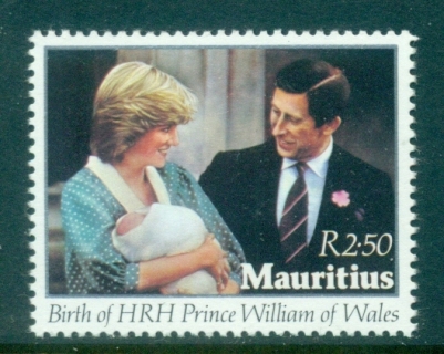 Mauritius-1982-Birth-of-Prince-William-MUH