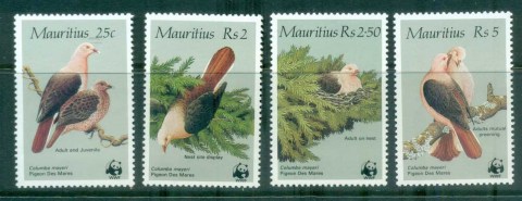 Mauritius-1985-WWF-Birds