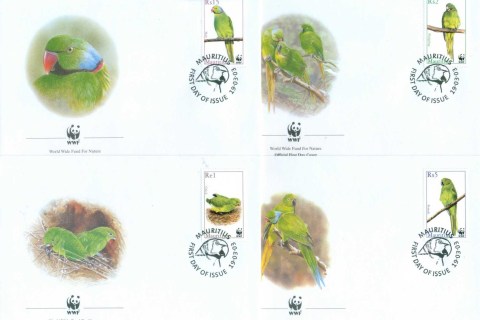 Mauritius-2003 WWF Mauritius Parakeet
