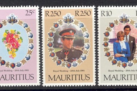 Mauritius-1981 Royal Wedding Charles & Diana