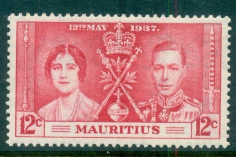 Mauritius-1937-KGVI-Coronation-MLH