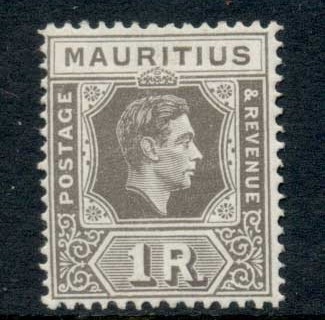 Mauritius-1938-43-KGVI-keyplate-1r-MH