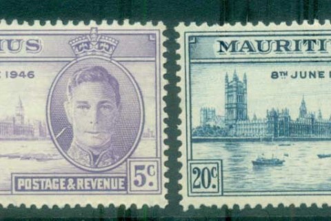 Mauritius-1946-Victory-MLH-lot78073