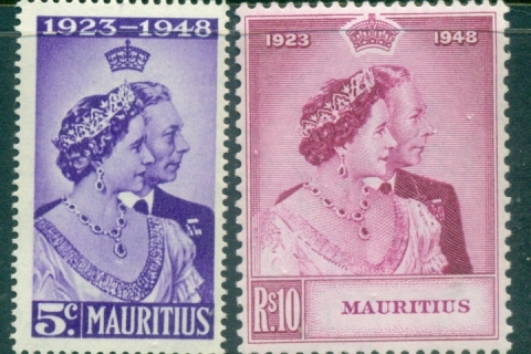 Mauritius-1948-Silver-Wedding