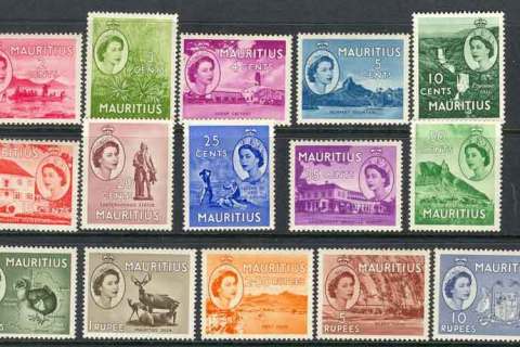 Mauritius-1953-QEII-Definitives-15-MLH-Lot10828