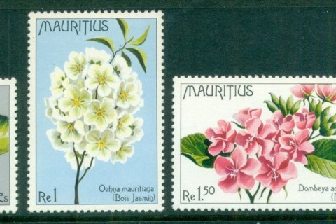 Mauritius-1977-Flowers-MLH