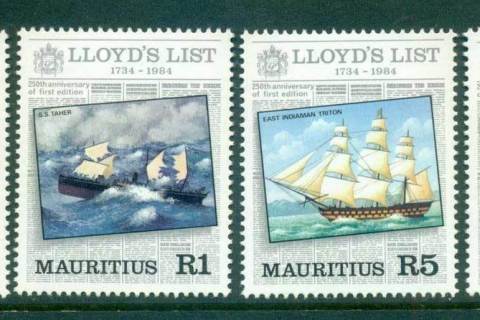 Mauritius-1984-Lloyds-List-250th-Anniversary-Ships-MUH-Lot55413