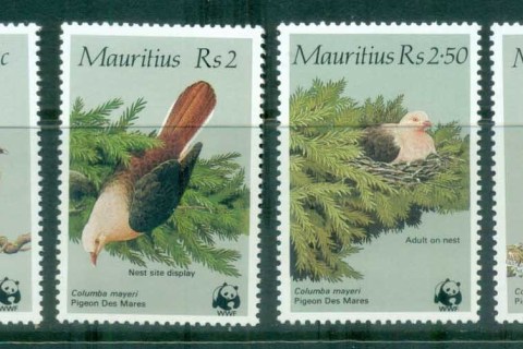 Mauritius-1985-WWF-Birds