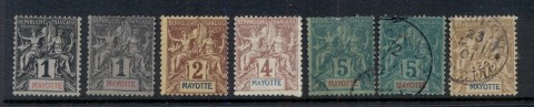 Mayotte 1892-1907 Navigation & Commerce Asst