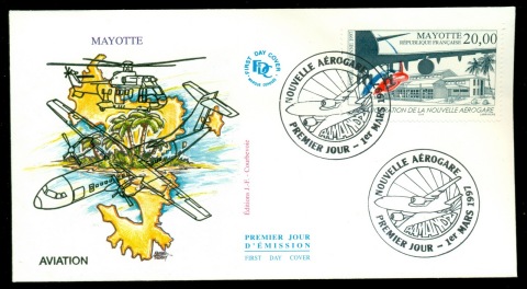 Mayotte 1997 Opening of New Air Terminal FDC