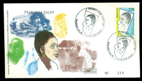 Mayotte 1998 Mariama Salim FDC