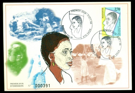 Mayotte 1998 Mariama Salim Maxicard