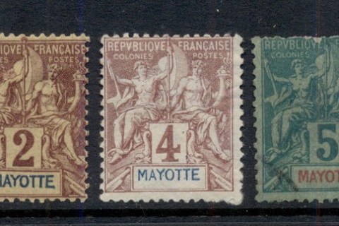 Mayotte 1892-1907 Navigation & Commerce Asst