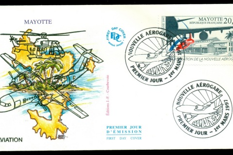Mayotte 1997 Opening of New Air Terminal FDC
