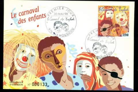 Mayotte 1998 Children's festival Maxicard