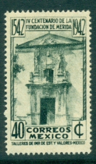 Mexico-1942-40c-Anniv-of-Merida