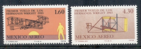 Mexico-1978-Powered-Flight-75th-Anniversary-MUH