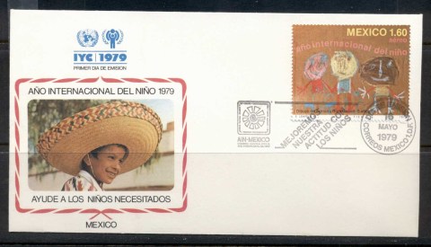 Mexico-1979-IYC-International-year-of-the-Child-FDC