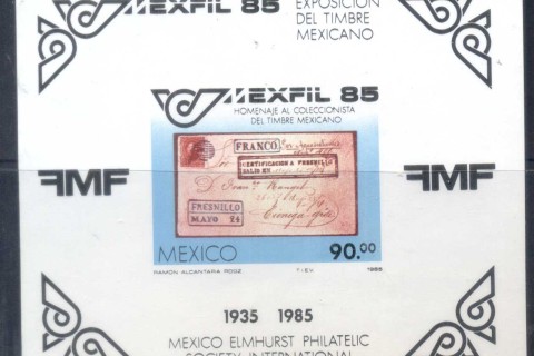 Mexico-1985-MEXPHIL-85-Stamp-Ex-MS-MUH
