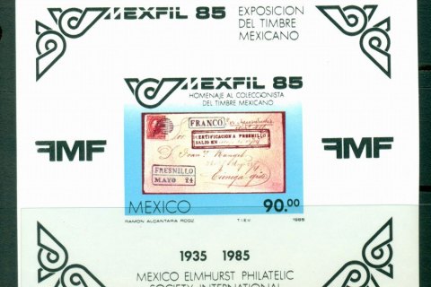 Mexico-1985-Stamp-Ex-MS-MUH-Lot21150