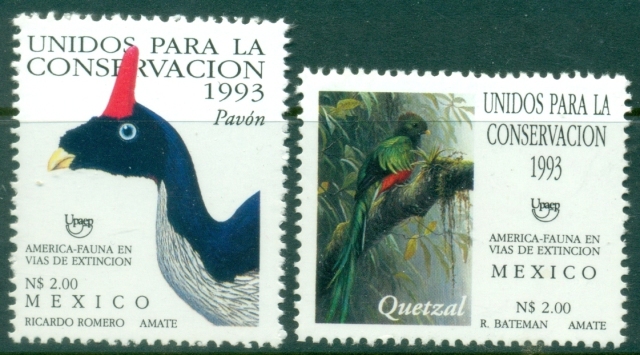 Mexico-1993-America-Endangered-Birds-MUH