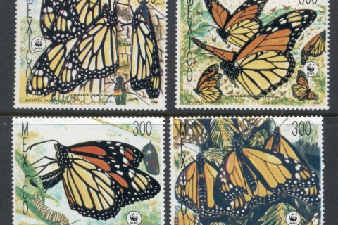 Mexico-1998-WWF-Monarch-Butterflies-MUH