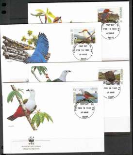 Micronesia-1990 WWF Birds of Micronesia FDC