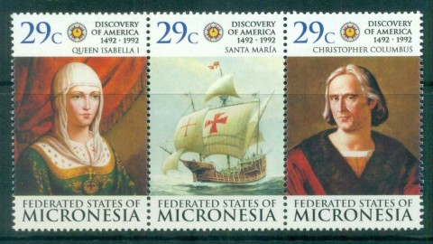 Micronesia-1992-Discovery-of-America-500th-Anniversary-MUH